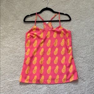 J.Crew racerbank tank